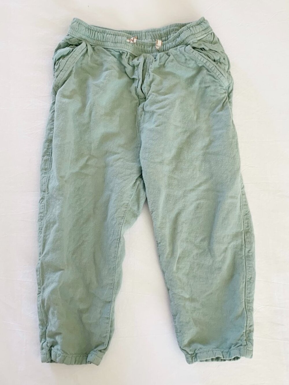 Zara Linen Blend Pants • 3/4 Years
